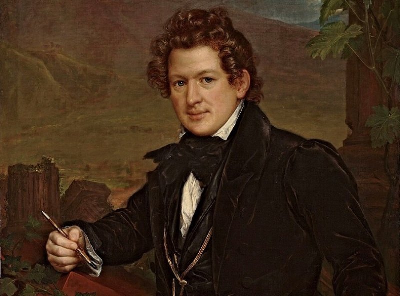 Карл Брюллов на портрете 1836 г.
