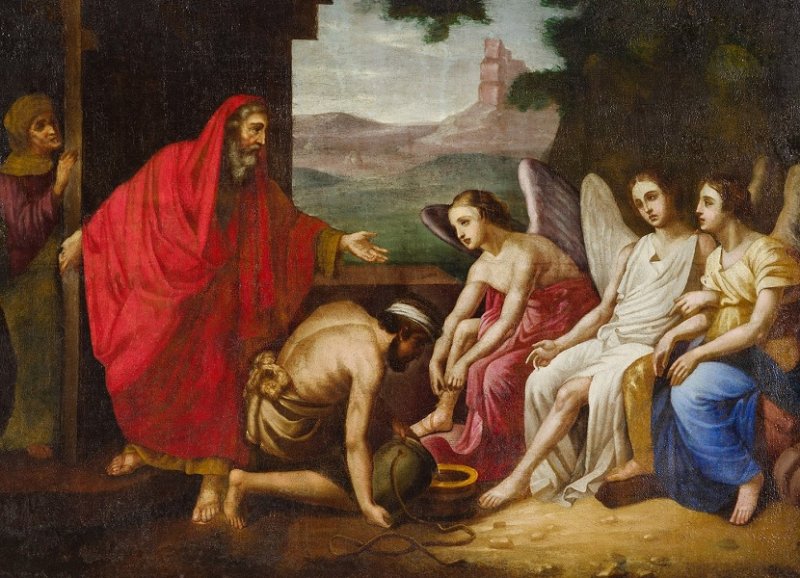 «Явление Аврааму трёх Ангелов…», картина 1821 г.