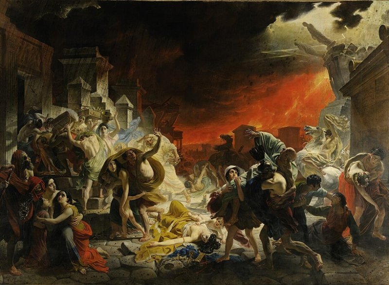 «Последний день Помпеи», картина 1833 г.