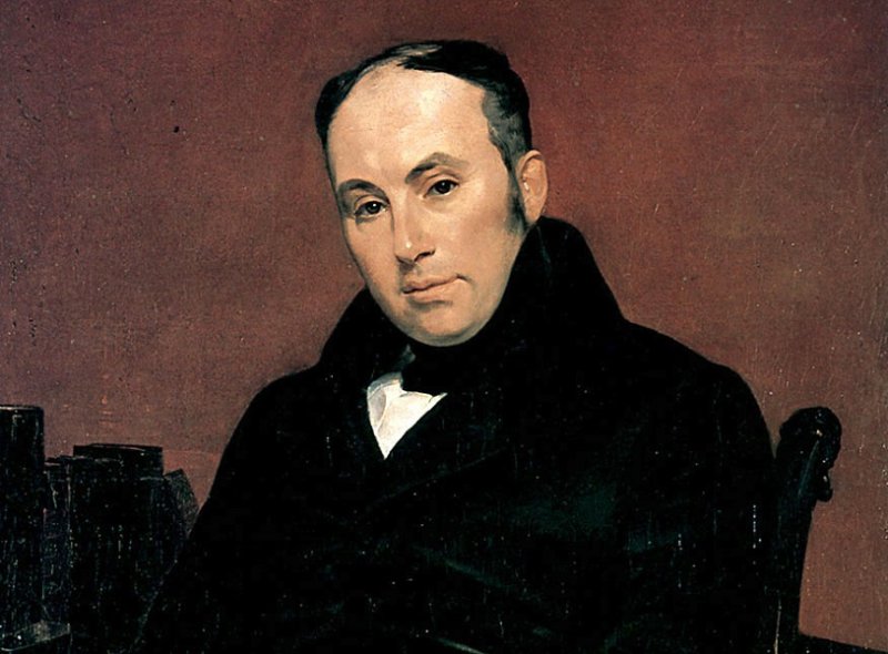В.А. Жуковский. Портрет кисти Брюллова 1838 г.