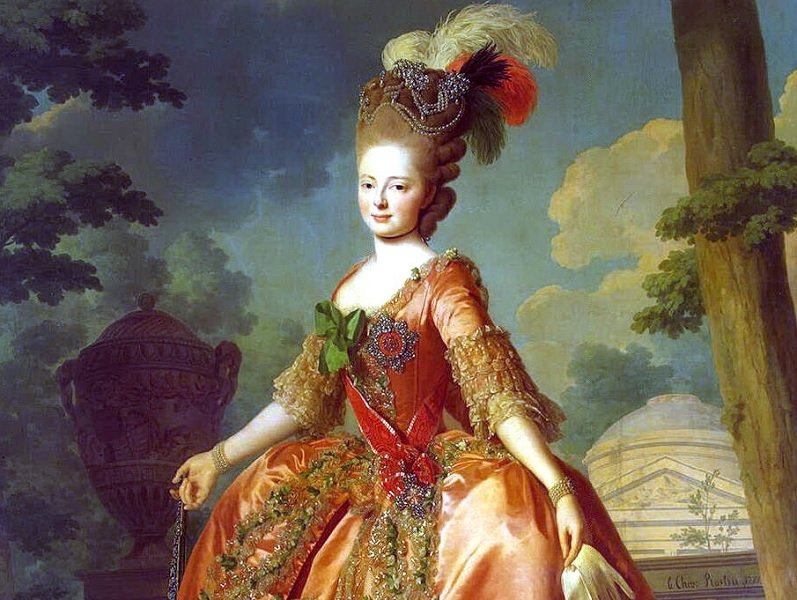 Мария Федоровна, вторая жена Павла I. Портрет 1777 г.