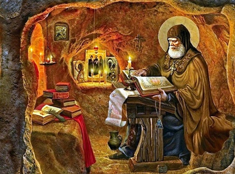 Нестор Летописец, современная картина