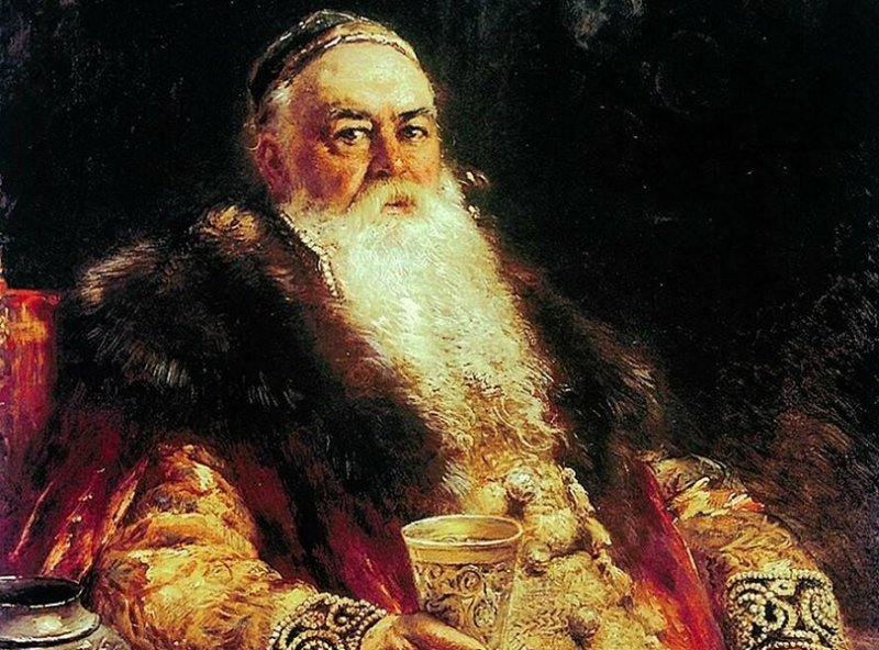 Борис Морозов. Этюд к картине «Пир у боярина Морозова» 1895 г.