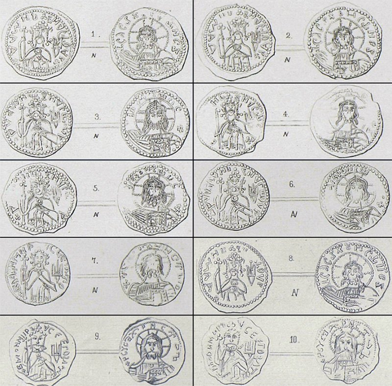 Штемпельные пары златника