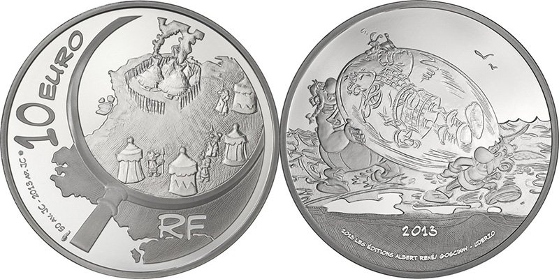 10 евро 2013 года о приключениях Астерикса