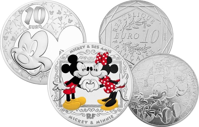 Пример монет из выпусков 2018 года