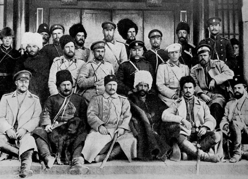 Офицеры Забайкальского казачьего войска 1900-х гг.