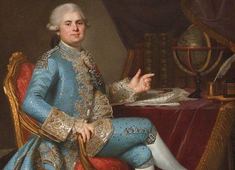 Людовик XVIII, портрет 1775 г.