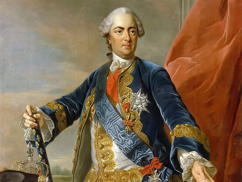 Людовик XV, дед Людовика XVIII