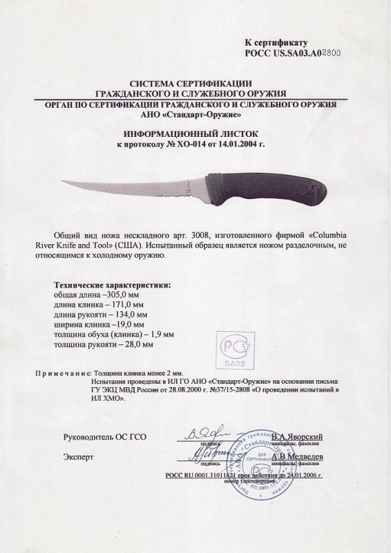 Нож нескладной CRKT 3008