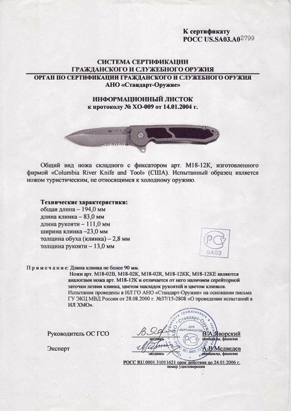 Нож складной с фиксатором CRKT M18-12K (M18-02B, M18-02K, M18-02R, M18-12KK, M18-12KE)