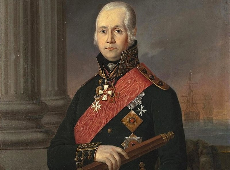 Ф.Ф. Ушаков на портрете 1850 г.