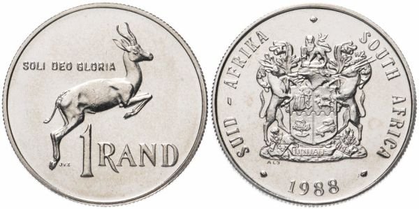 1 ранд, ЮАР, 1988 год
