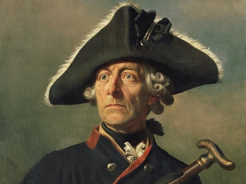 Король Фридрих Великий, портрет 1870 г.