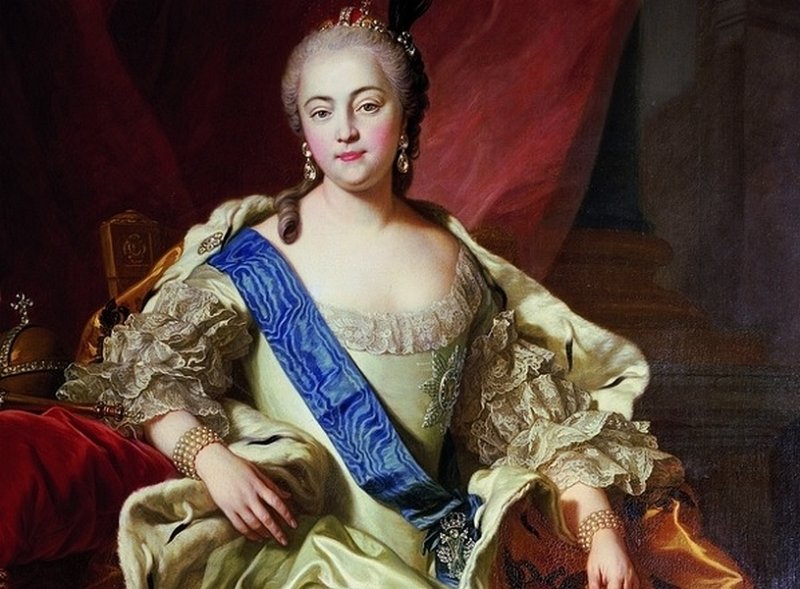 Императрица Елизавета Петровна. Портрет 1760 г.