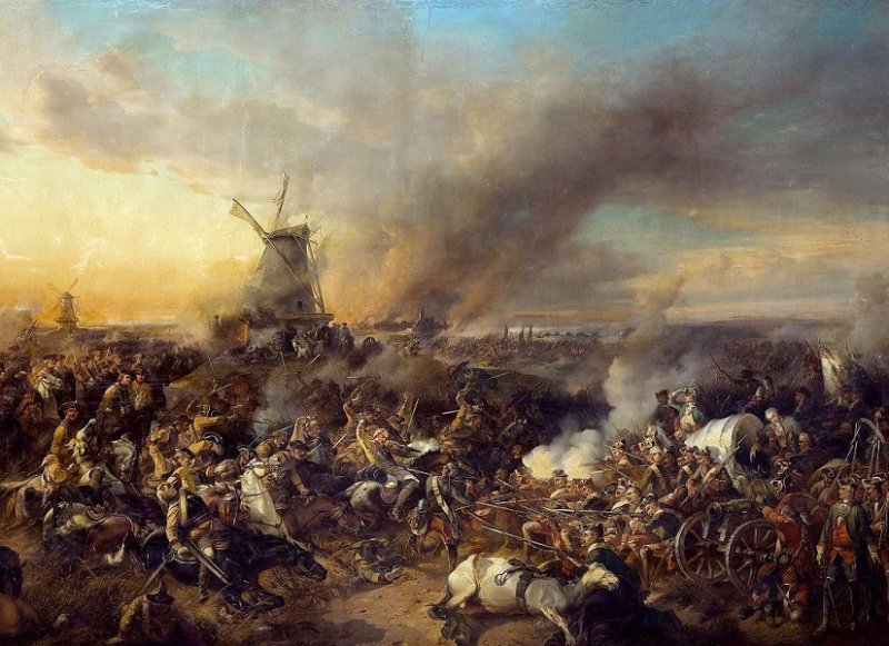 Сражение при Цорндорфе. Картина 1852 г.