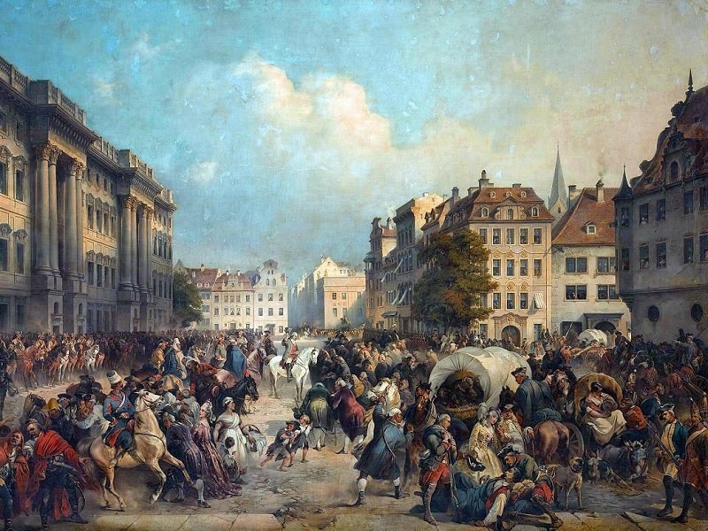 Взятие Берлина в 1760 г. Картина 1849 г.