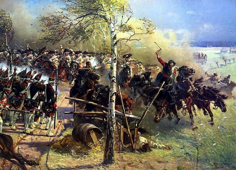 Битва при Цорндорфе. Картина 1899 г.