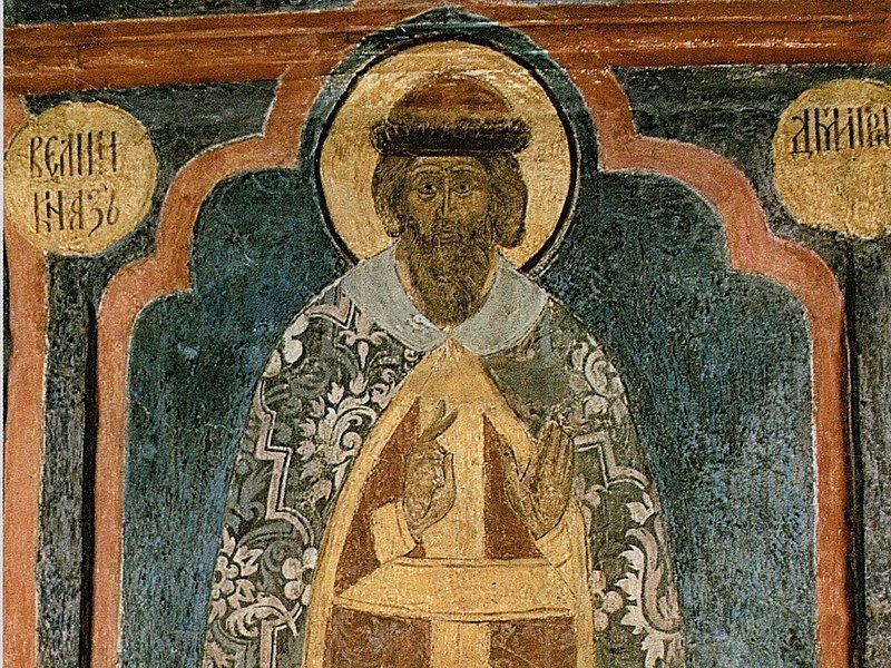 Икона князя Всеволода, в крещении Дмитрия, XVII в.