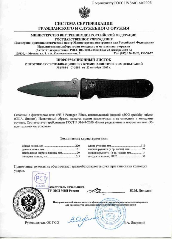 SOG PE14-Pentagon Elite