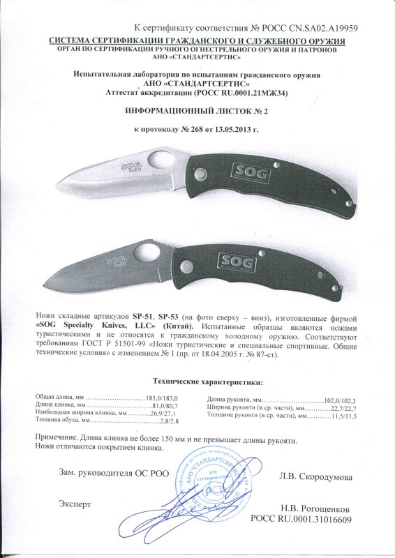 SOG SP-53, SP-51