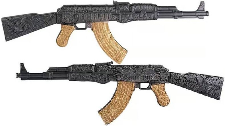10 000 франков КФА 2024 года «Автомат AK-47»