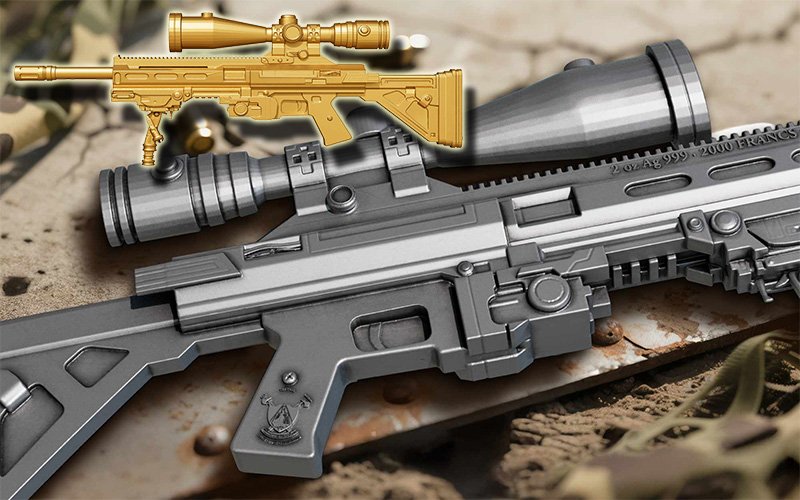 2000 франков КФА 2025 года «AG-47 Widowmaker»