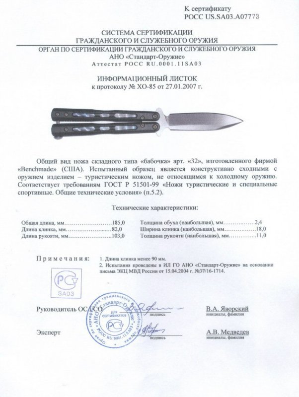 Benchmade 32