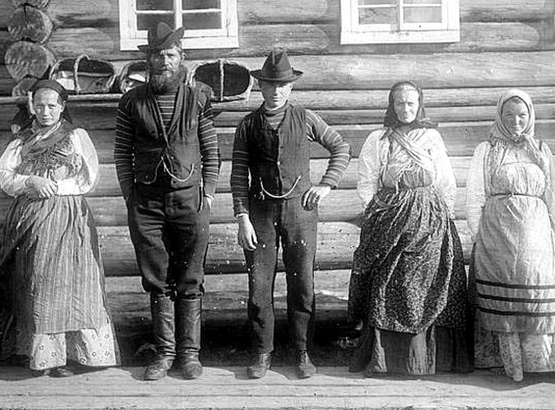 Поморы Беломорья. Фото 1917 г.