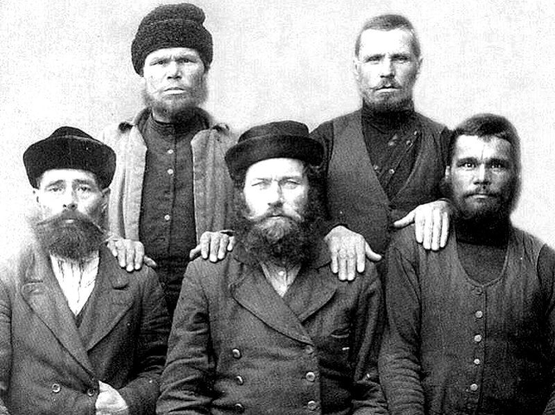 Рыбаки-поморы на фото 1917 г.