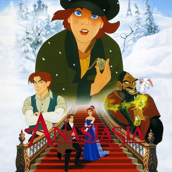 Афиша мультфильма «Анастасия»