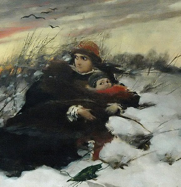 Марина Мнишек с сыном Иваном