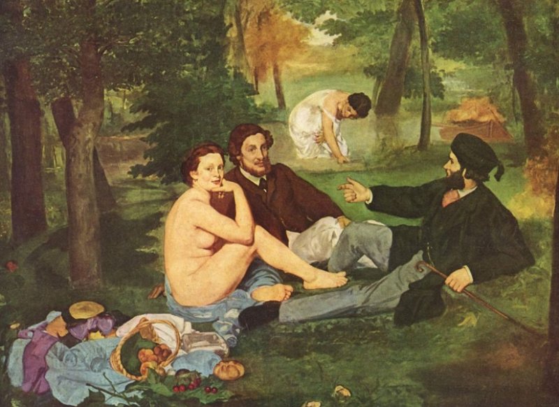 Завтрак на траве. Эдуард Мане,1863 г.