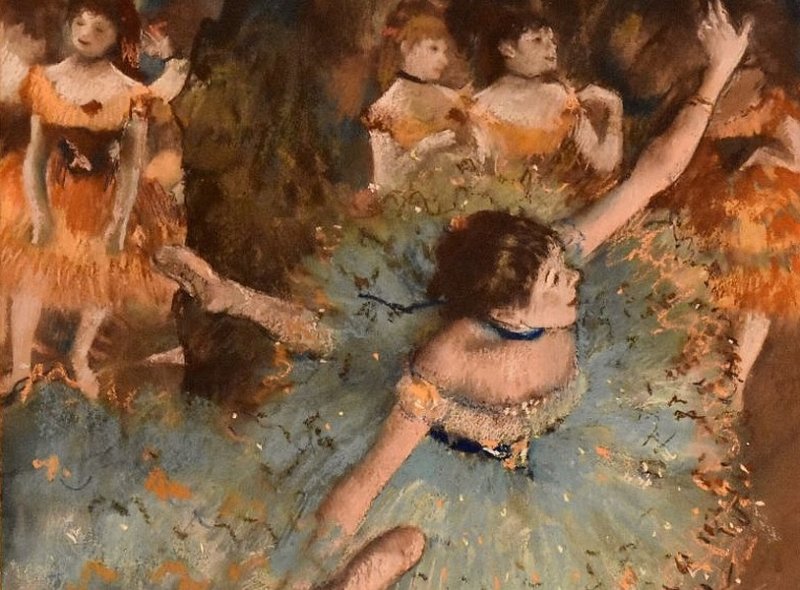 Танцовщица в зеленом. Эдгар Дега, 1877 г.