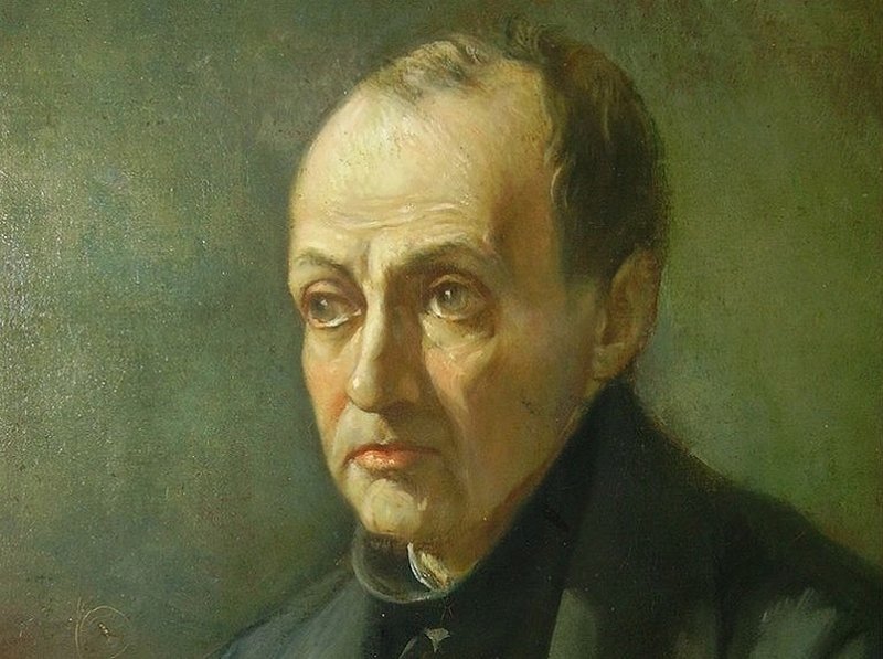 Огюст Конт, портрет 1849 г.