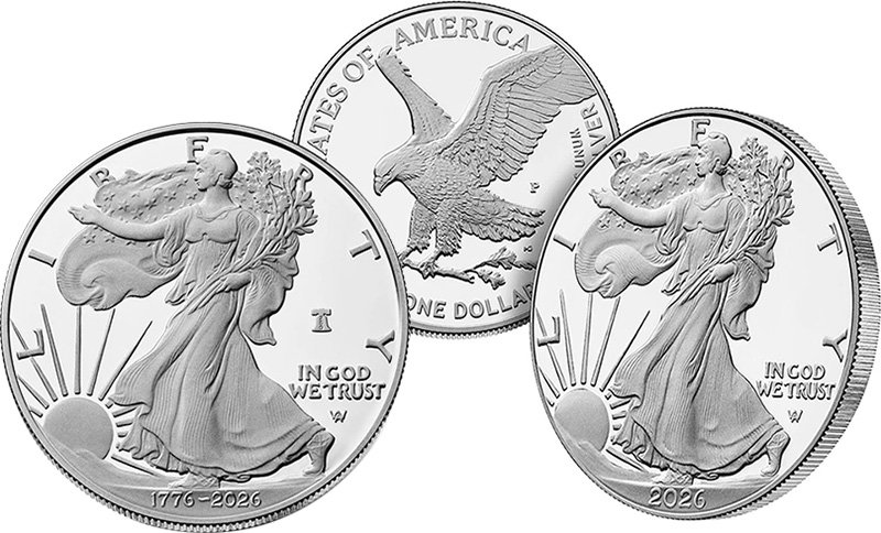 В плане выпуска показаны монеты и с одинарной датой, и с двойной