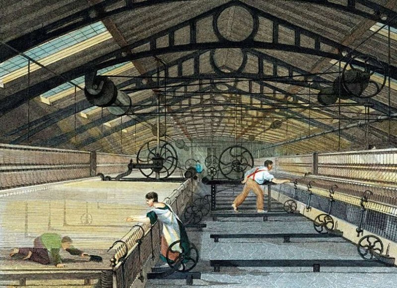 Ткацкая мануфактура XVIII в.