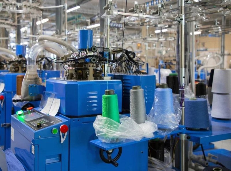Оборудование современной Красногорской трикотажной мануфактуры
