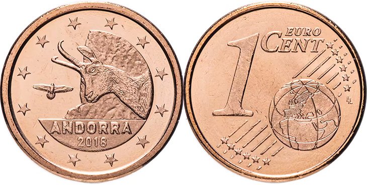 1 евроцент Андорры