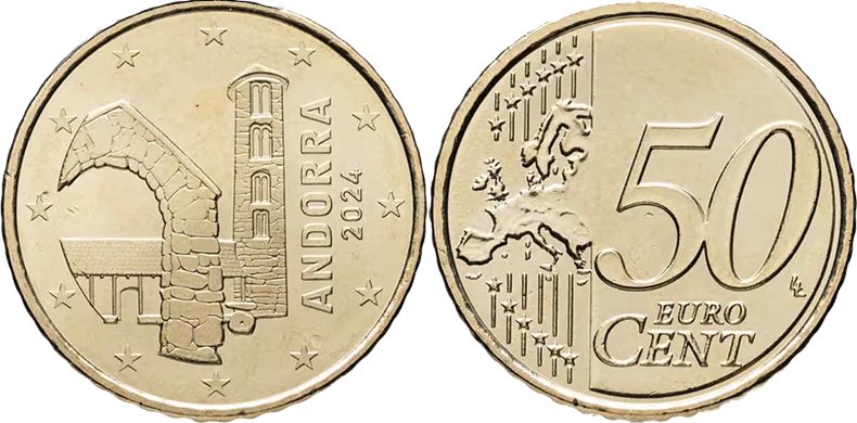 50 евроцентов Андорры