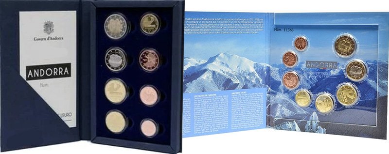 Наборы 2014 года в версии Proof (слева) и BU (справа)