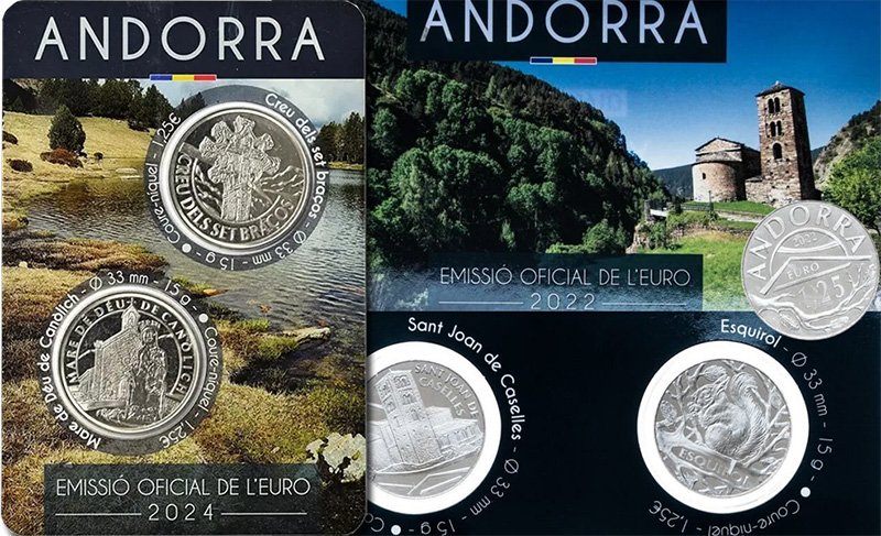 Примеры коллекционных монет из недрагоценных металлов