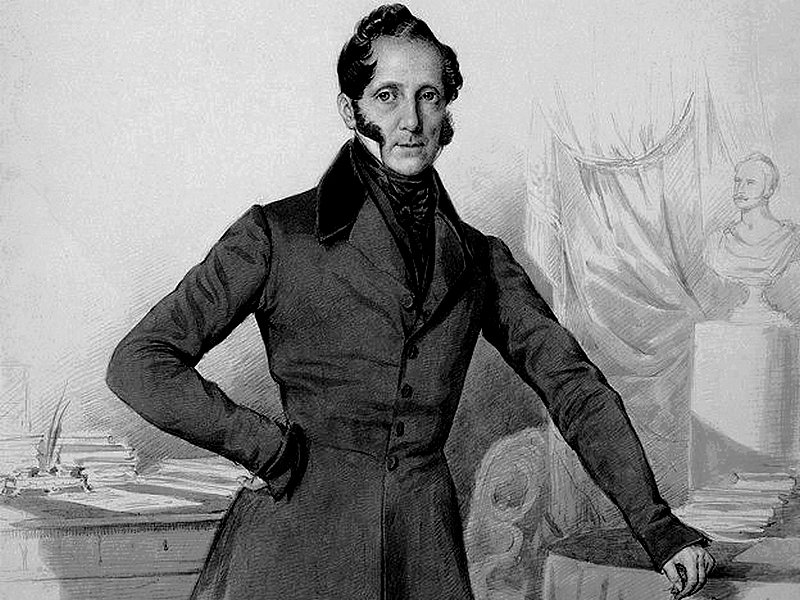 Портрет С.С. Уварова 1840 г.