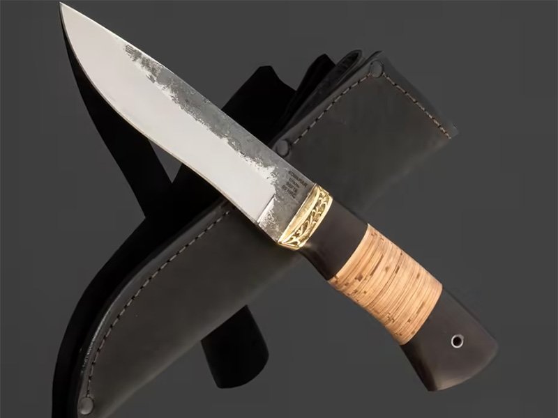 Нож «Енот» из стали 95Х18 со следами ковки
