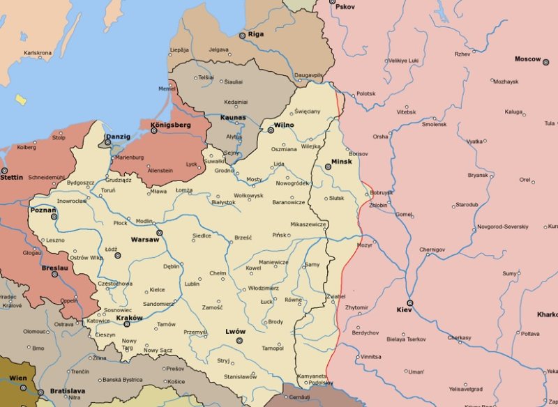 Фронт в декабре 1919 г.