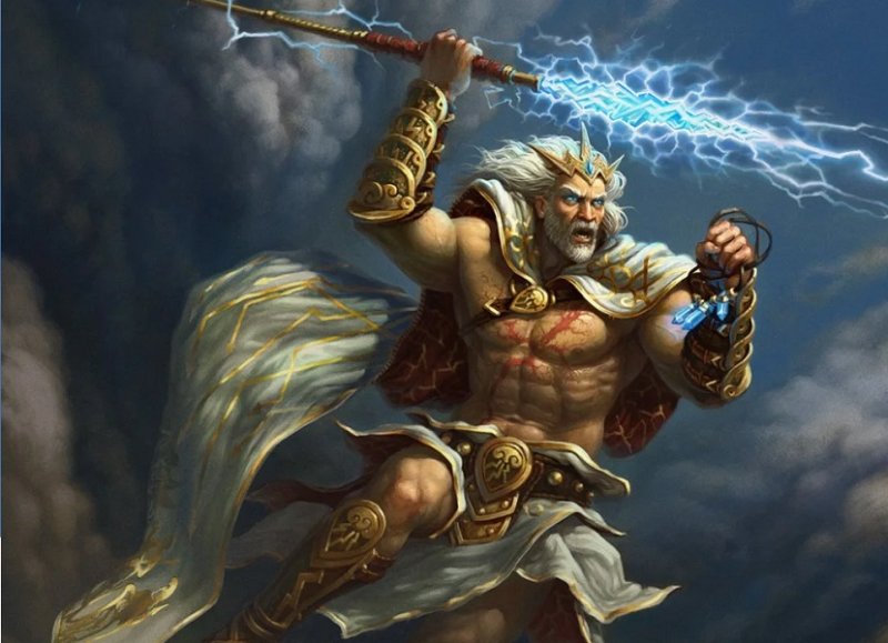 Зевс, двоюродный брат Прометея