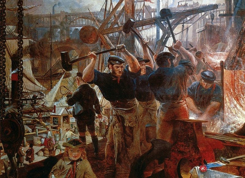 Англия времен промышленной революции. Картина 1860 г.
