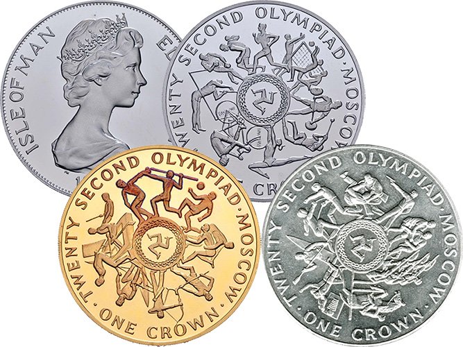 Монеты острова Мэн «1980 Summer Olympics, Moscow»