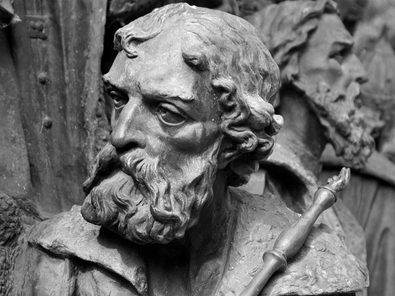 Даниил Галицкий на памятнике «1000-летие России» в Новгороде