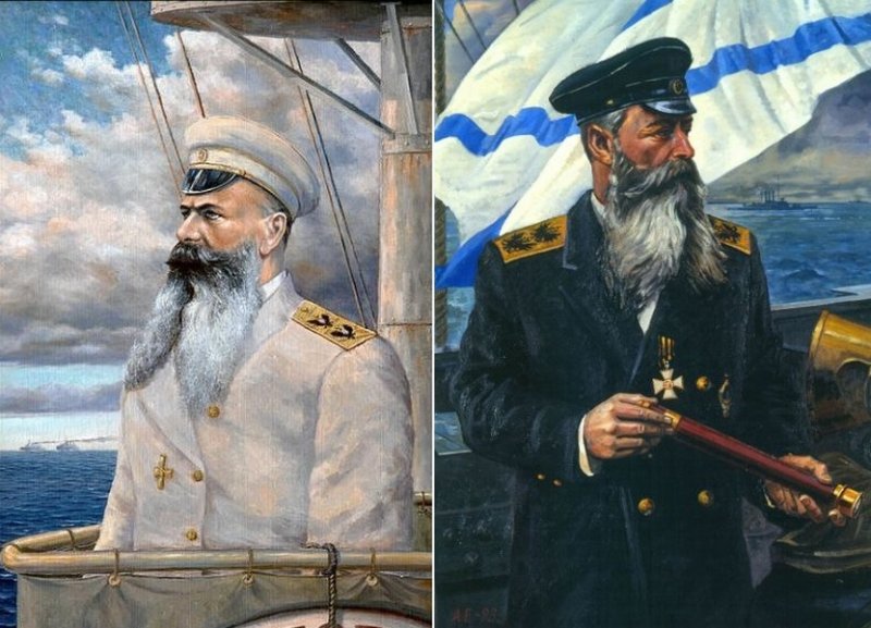 Адмирал Макаров на современных картинах